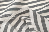 Japanese Fabric Yarn Dyed Shijira Seersucker - black - 50cm